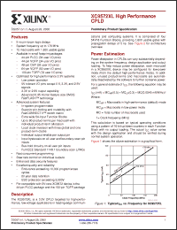 Click here to download XC9572XL-10TQ100C Datasheet