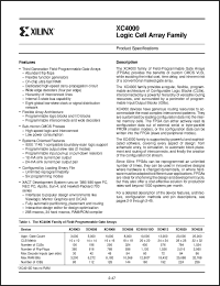 Click here to download XC4005 Datasheet