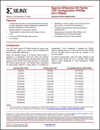 Click here to download XC17S150AVQ44I Datasheet