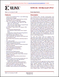 Click here to download XCR5128-10TQ128I Datasheet