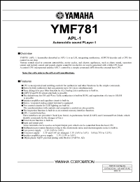 Click here to download YMF781 Datasheet