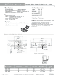 Click here to download IC275-05450 Datasheet