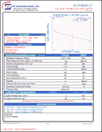 Click here to download SLV1425A-LF Datasheet