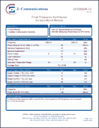 Click here to download SFS3263A-LF Datasheet