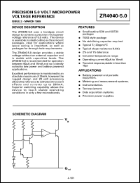 Click here to download ZR40401F50 Datasheet