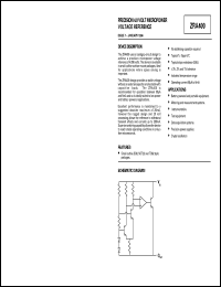 Click here to download ZRA400Y02 Datasheet