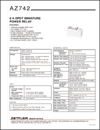 Click here to download AZ742-2A-24D Datasheet