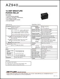 Click here to download AZ940-1A-3DS Datasheet