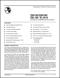 Click here to download Z8L18020FSC Datasheet