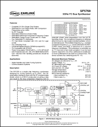 Click here to download SP5769A/KG/QP2T Datasheet