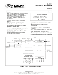 Click here to download ZL50016GAC Datasheet